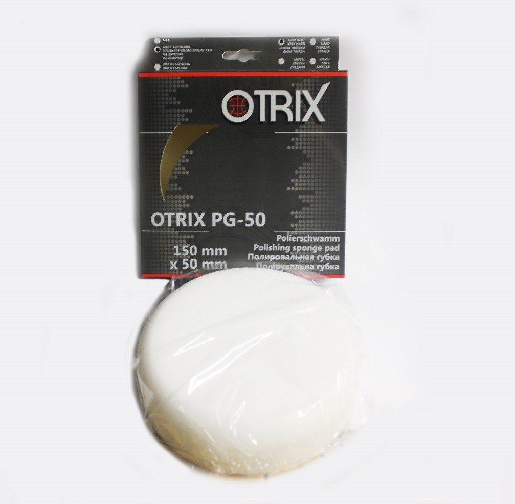 

Губка полировальная На липучке очень твердая (150x50) (OTRIX)
