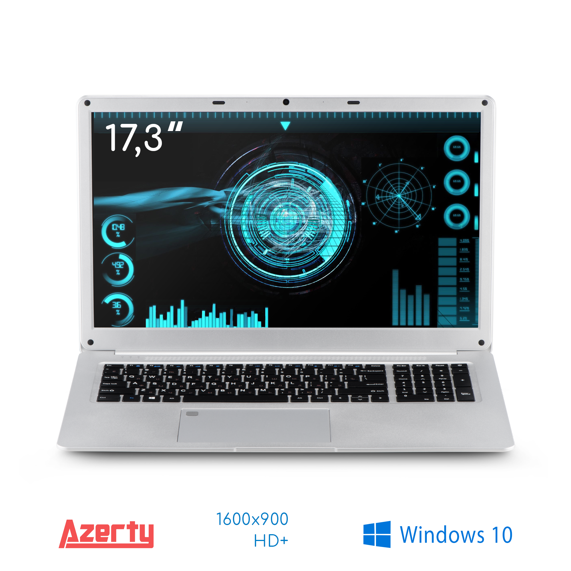 

Ноутбук Azerty AZ-1702 Silver, AZ-1702
