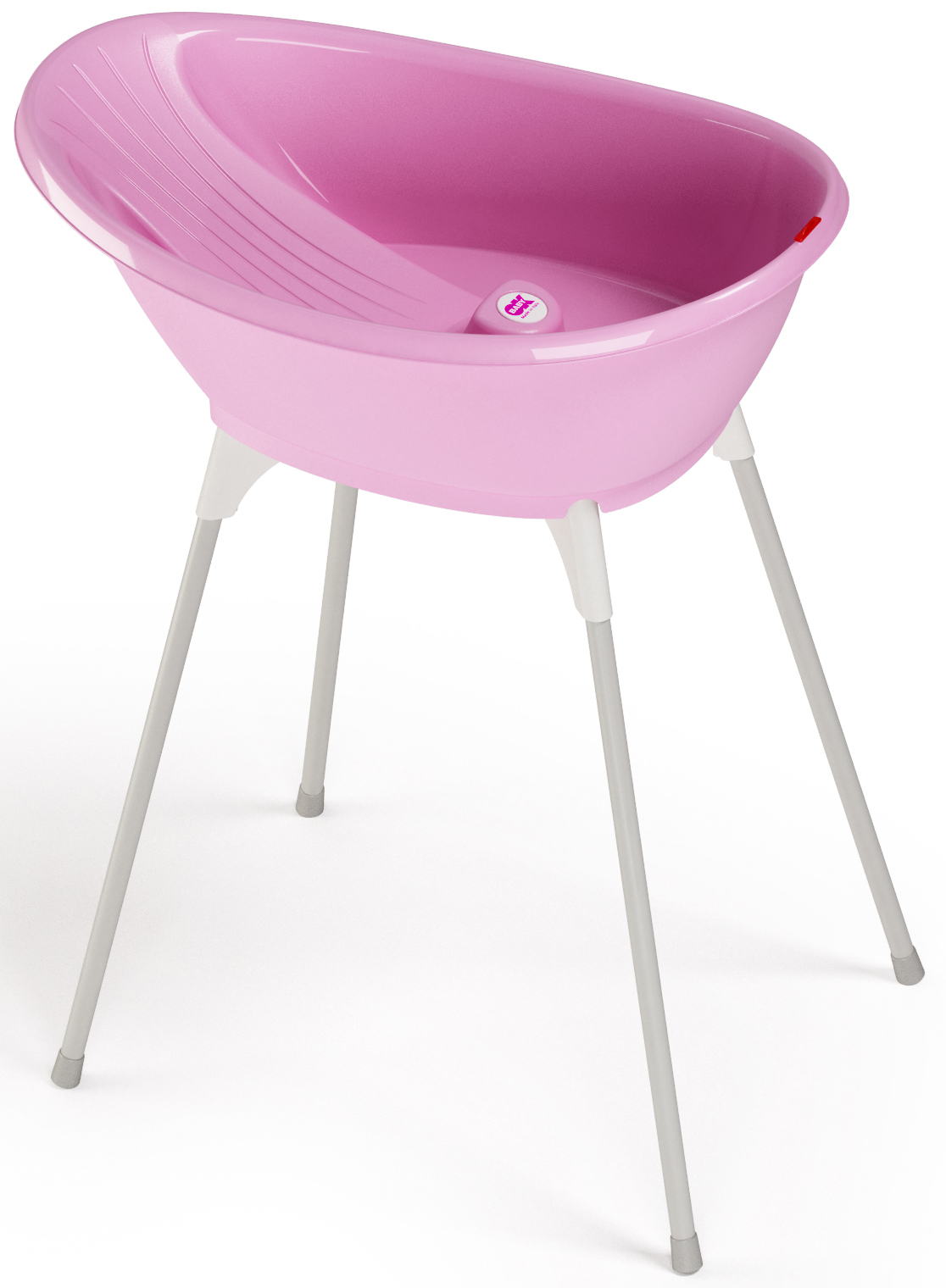 Комплект ванночка Ok Baby Bella + Подставка Розовый