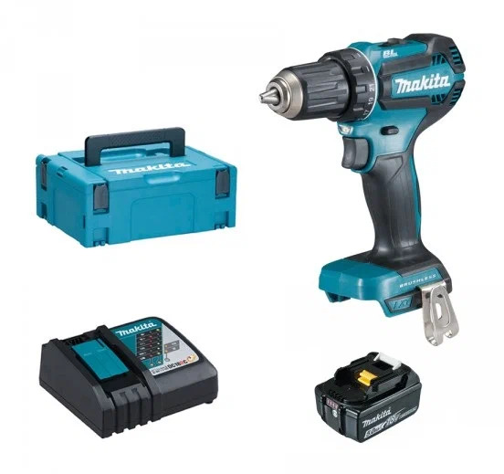 Аккумуляторная дрель-шуруповерт Makita DDF485RF в кейсе Makpac 2