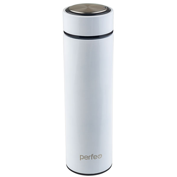 фото Perfeo термос для напитков с ситечком, объем 0,45 л., белый (pf_c3721)