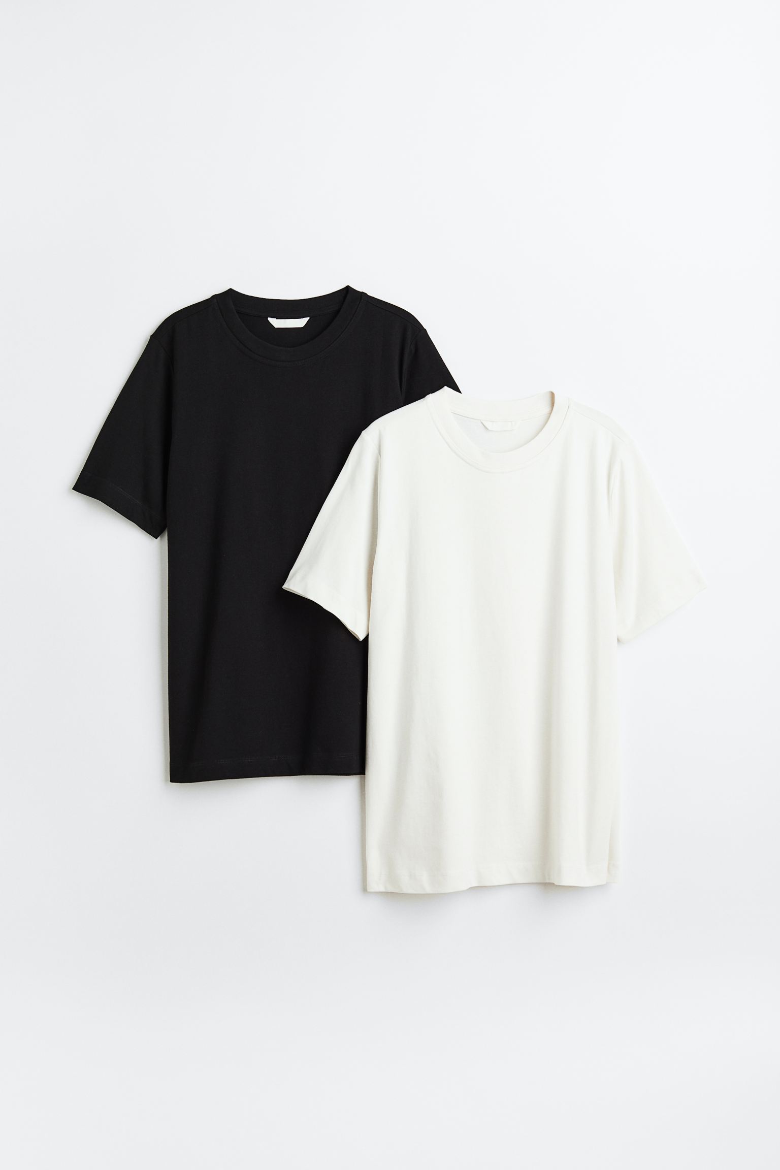 Комплект футболок женских H&M 1030468004 черных M (доставка из-за рубежа)
