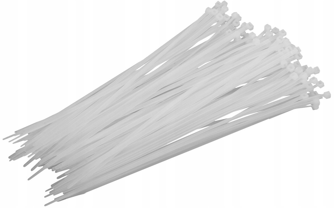 Стяжка пластиковая WRline WR-SHN-25-150W 150x2.5мм (упак:100шт) нейлон 6.6 белый