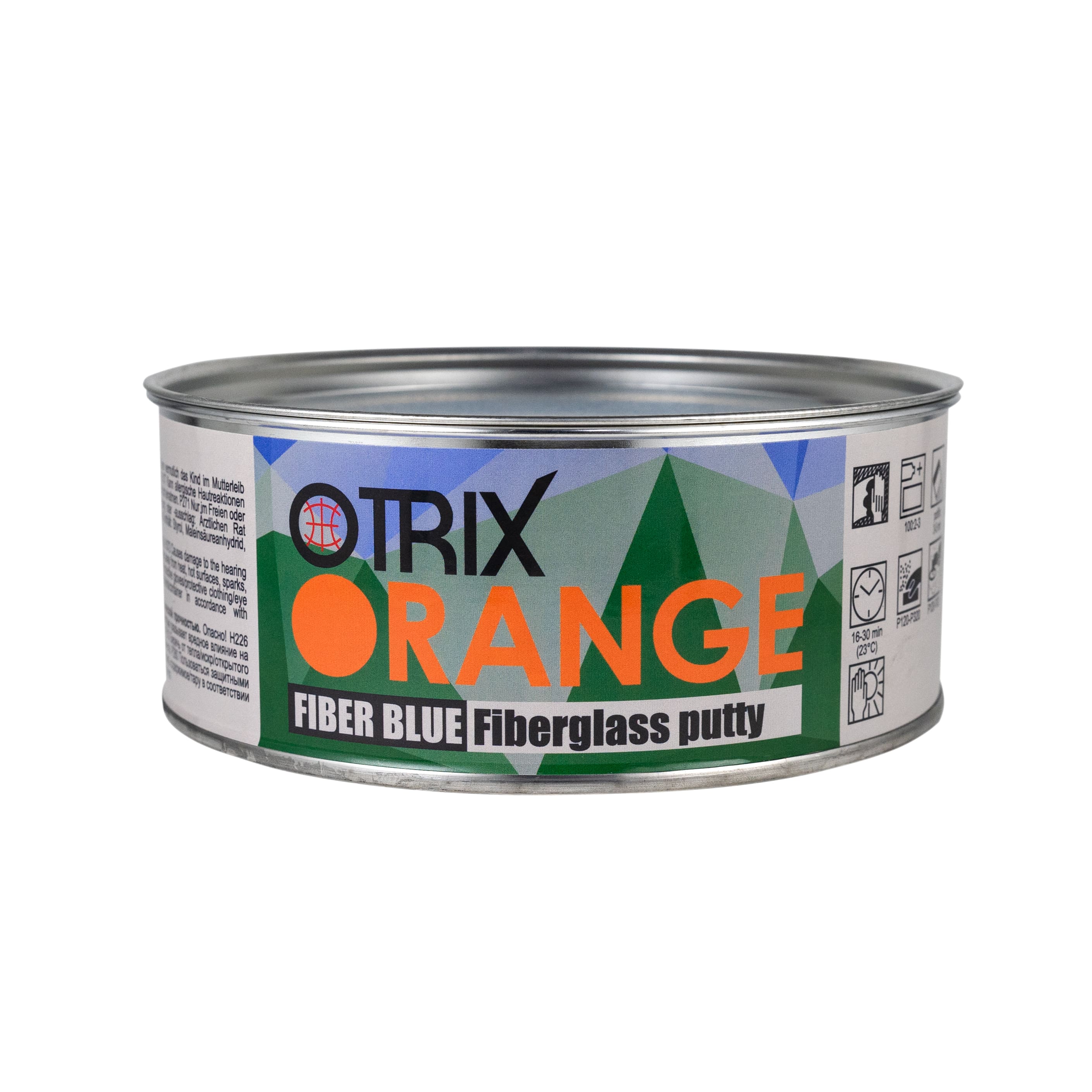 Шпатлевка стекловолокнистая UNI ORANGE BLUE (OTRIX) 1кг