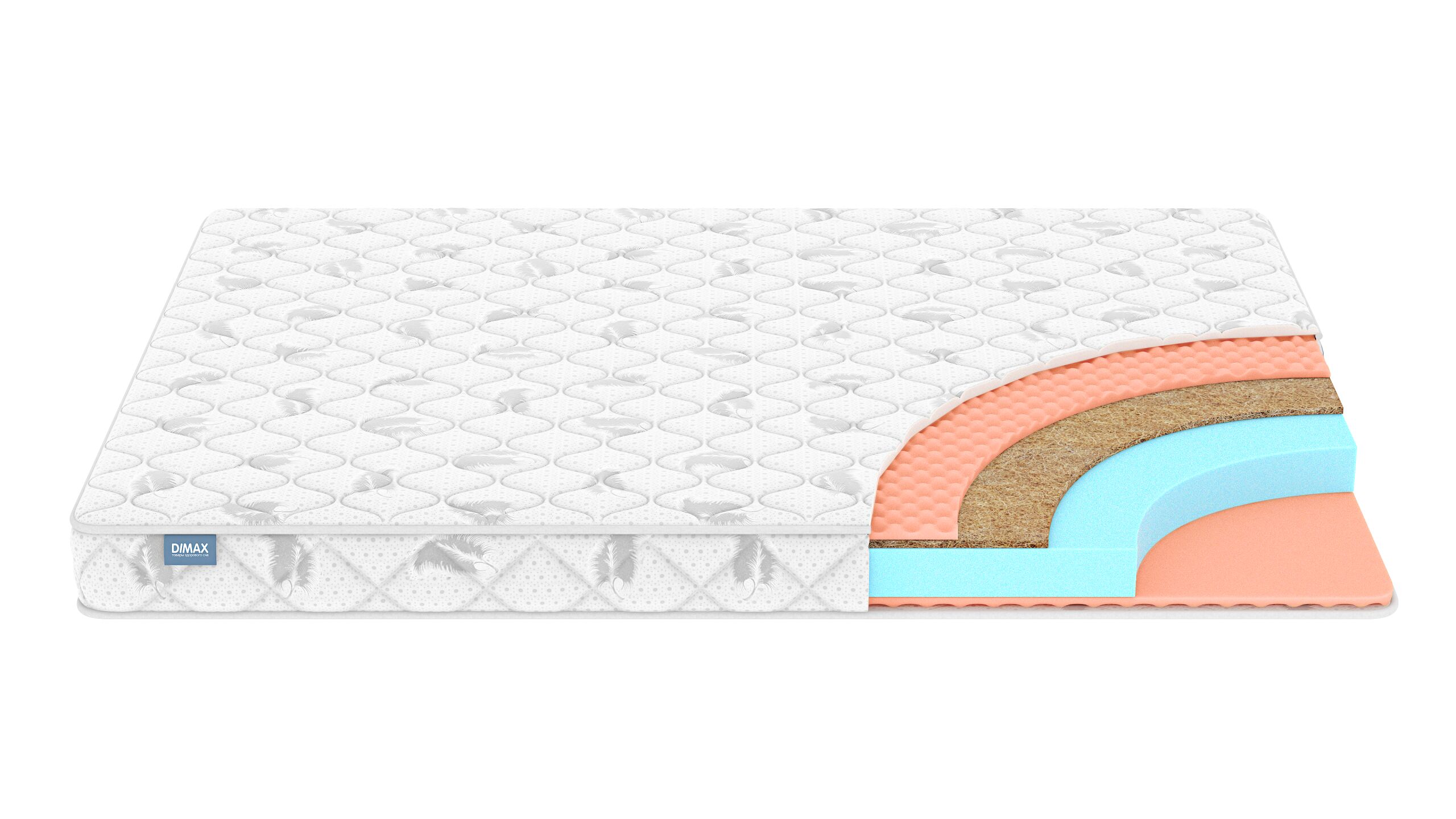 

Матрас Dimax Оптима Ролл Медиум Массаж 155x215, Оптима Ролл Медиум Массаж