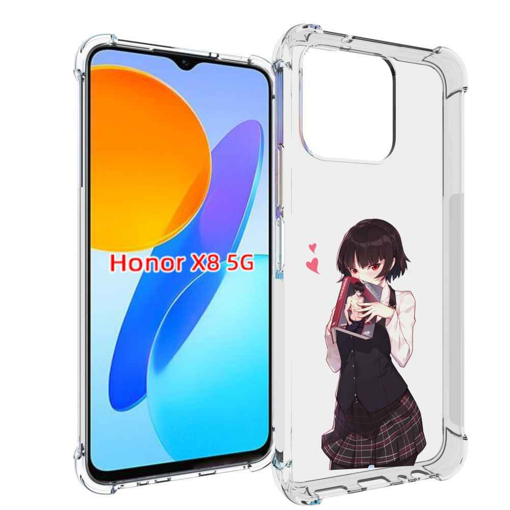 

Чехол MyPads Persona 5 - Makoto Niijima для Honor X8 5G, Прозрачный, Tocco