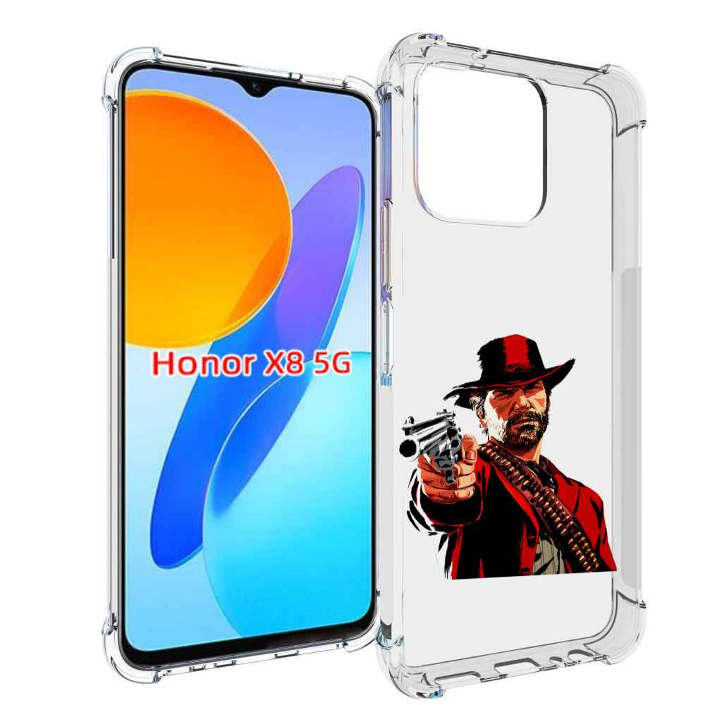 

Чехол MyPads Red-Dead-Redemption-2-РДР-2 для Honor X8 5G, Прозрачный, Tocco