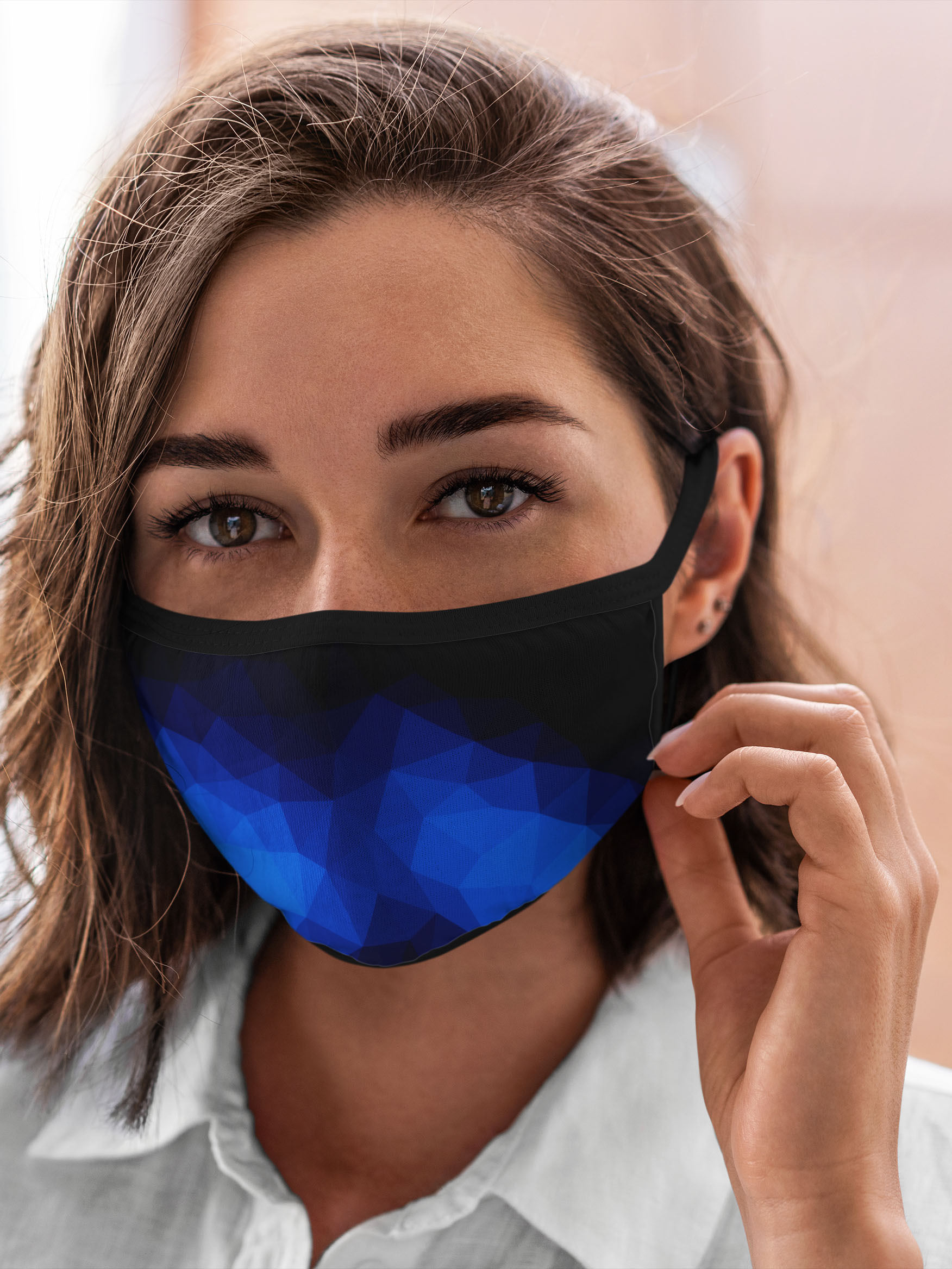 

Многоразовая маска унисекс Burnettie Другие Синие Полигоны, Разноцветный, Другие Синие Полигоны