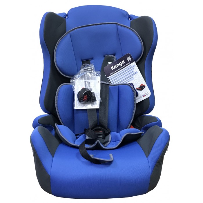 Кресло детское автомобильное Kenga LB 513-S синий 513 SE, серо-синий, гр. I/II/III, тм Еду