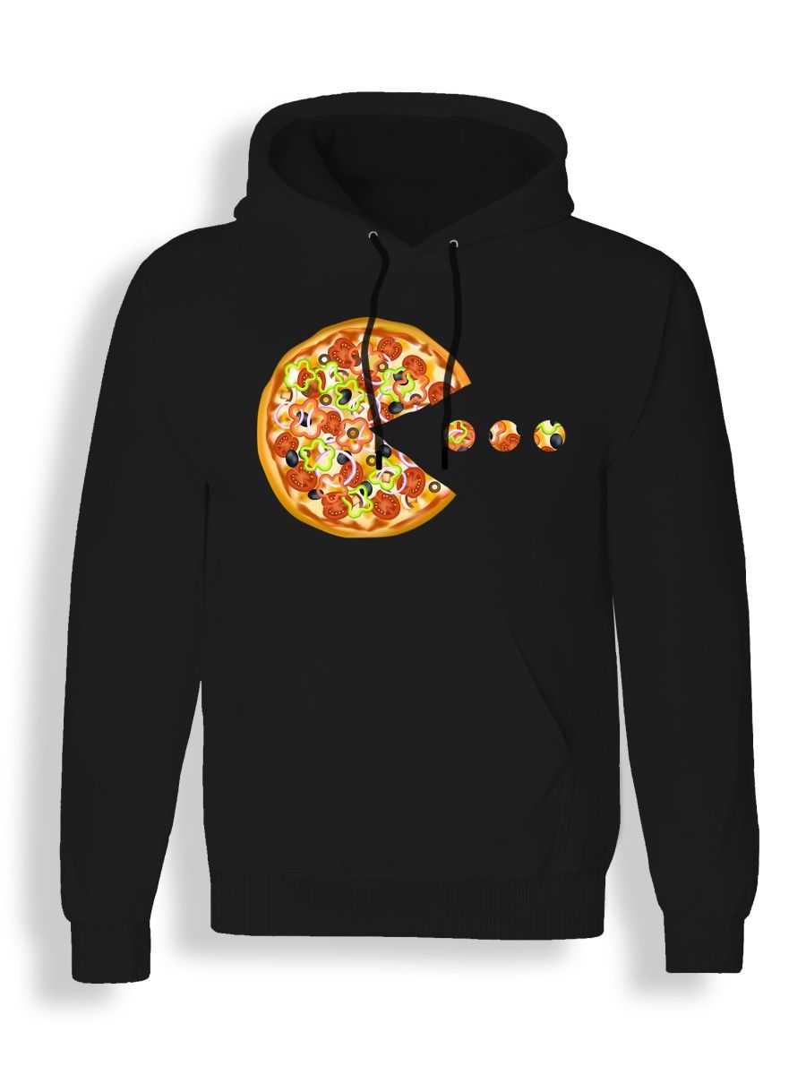 

Худи унисекс СувенирShop Пицца/Pizza/Food 8 черное L, "Пицца/Pizza/Food" 8