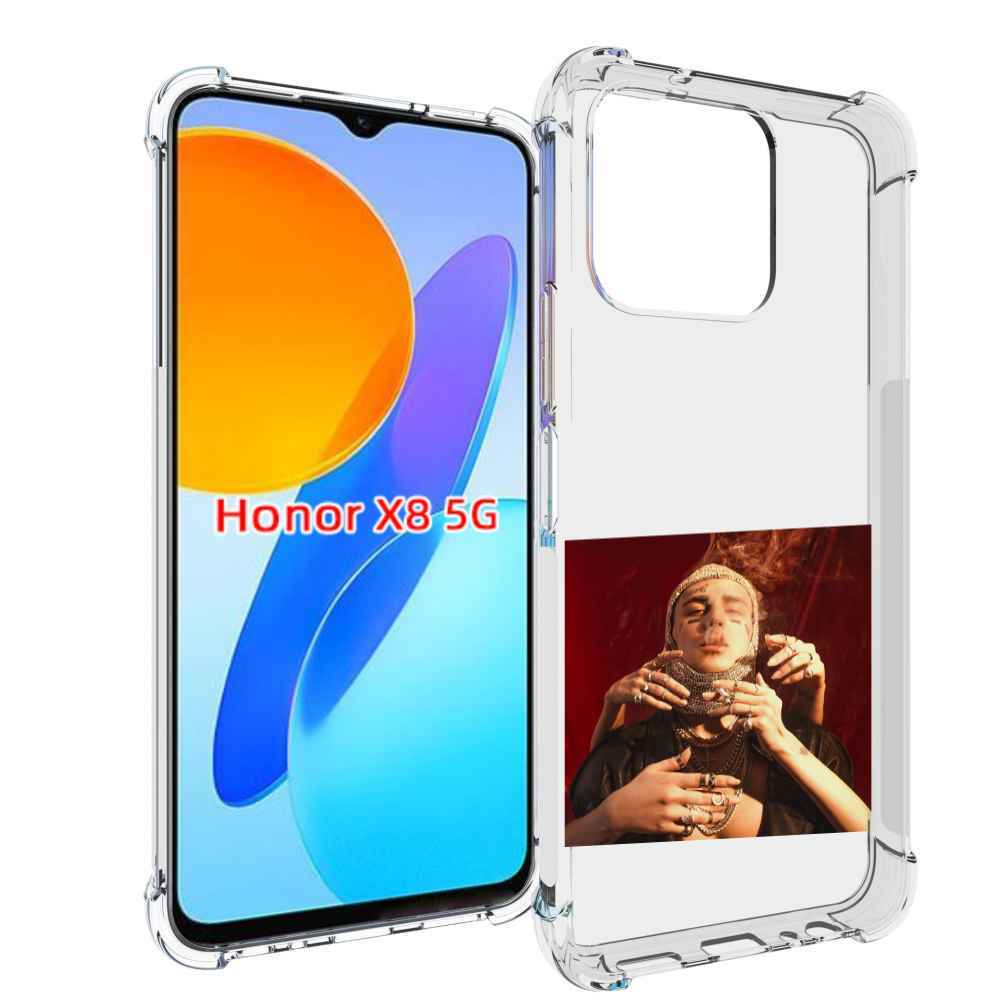 

Чехол MyPads Slime face для Honor X8 5G, Прозрачный, Tocco