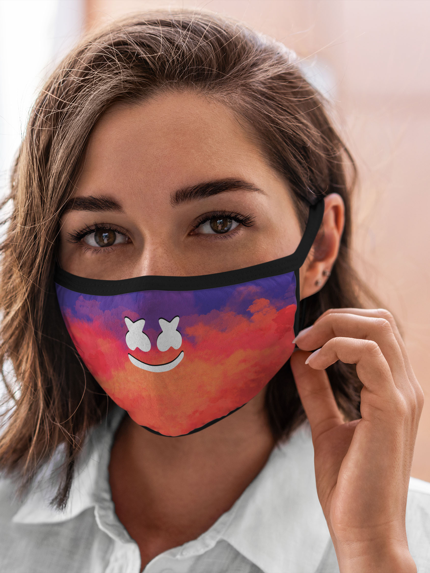 

Многоразовая маска унисекс Burnettie Marshmello Marchmello Sky, Разноцветный, Marshmello Marchmello Sky