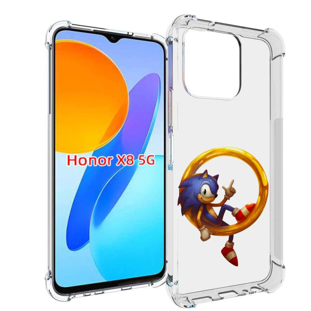 

Чехол MyPads Sonic-R для Honor X8 5G, Прозрачный, Tocco