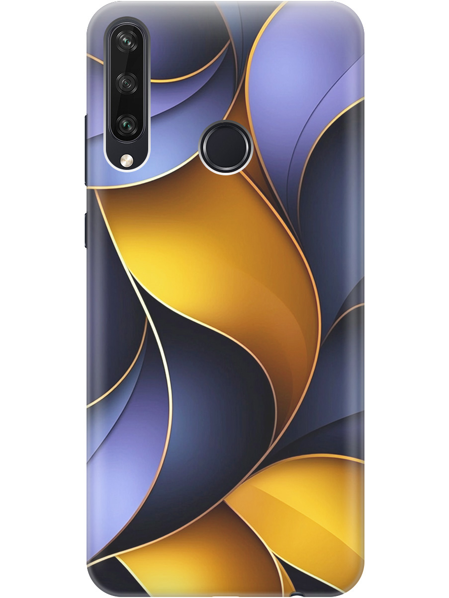 

Силиконовый чехол на Huawei Y6P с принтом "Желто-сиреневые изгибы", Прозрачный;желтый;фиолетовый, 723101031