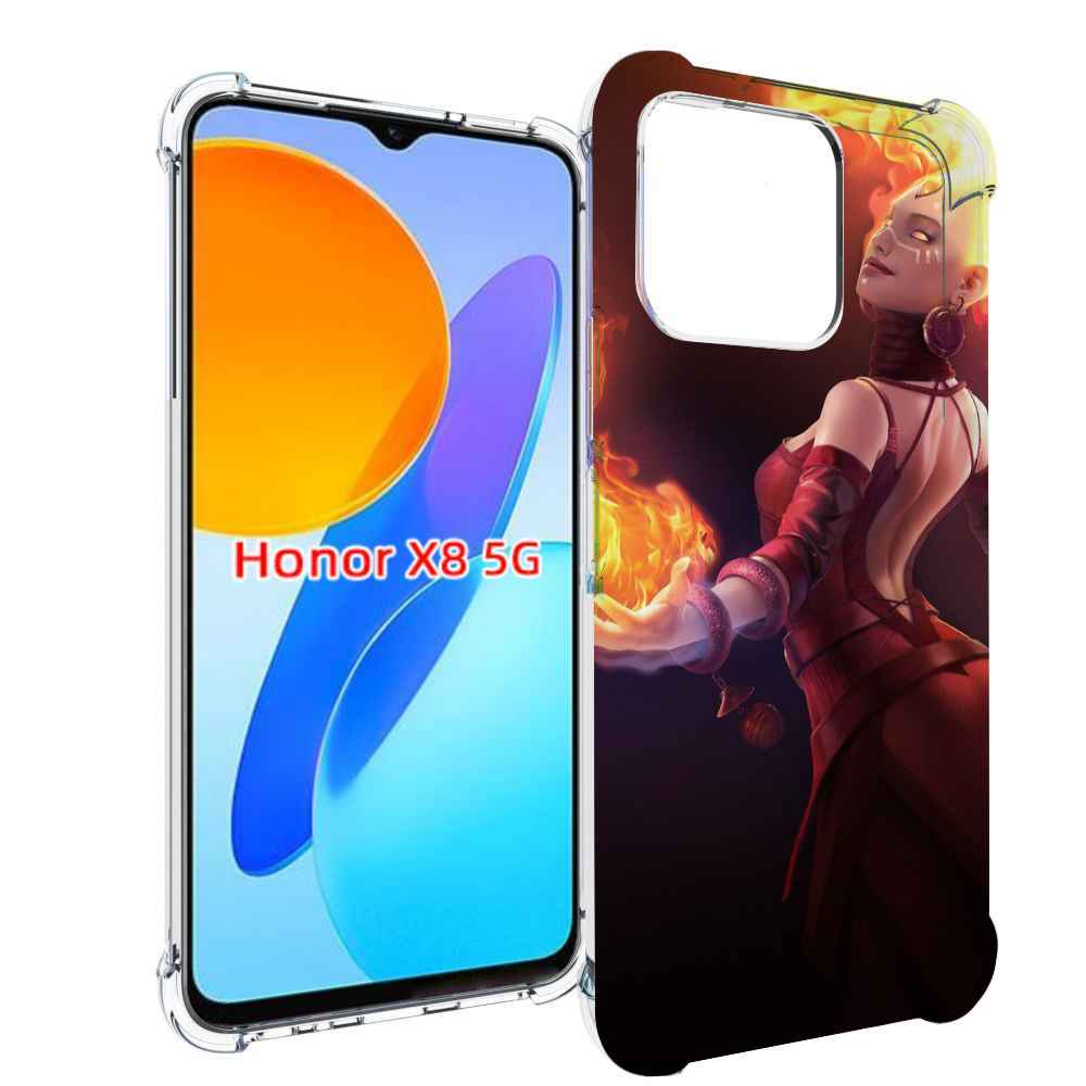 

Чехол MyPads dota 2 Lina для Honor X8 5G, Прозрачный, Tocco
