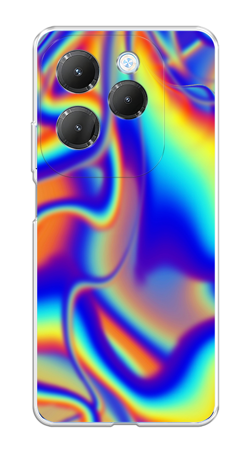 

Чехол на Infinix Hot 40 Pro "Яркая голограмма", Разноцветный, 3105350-1