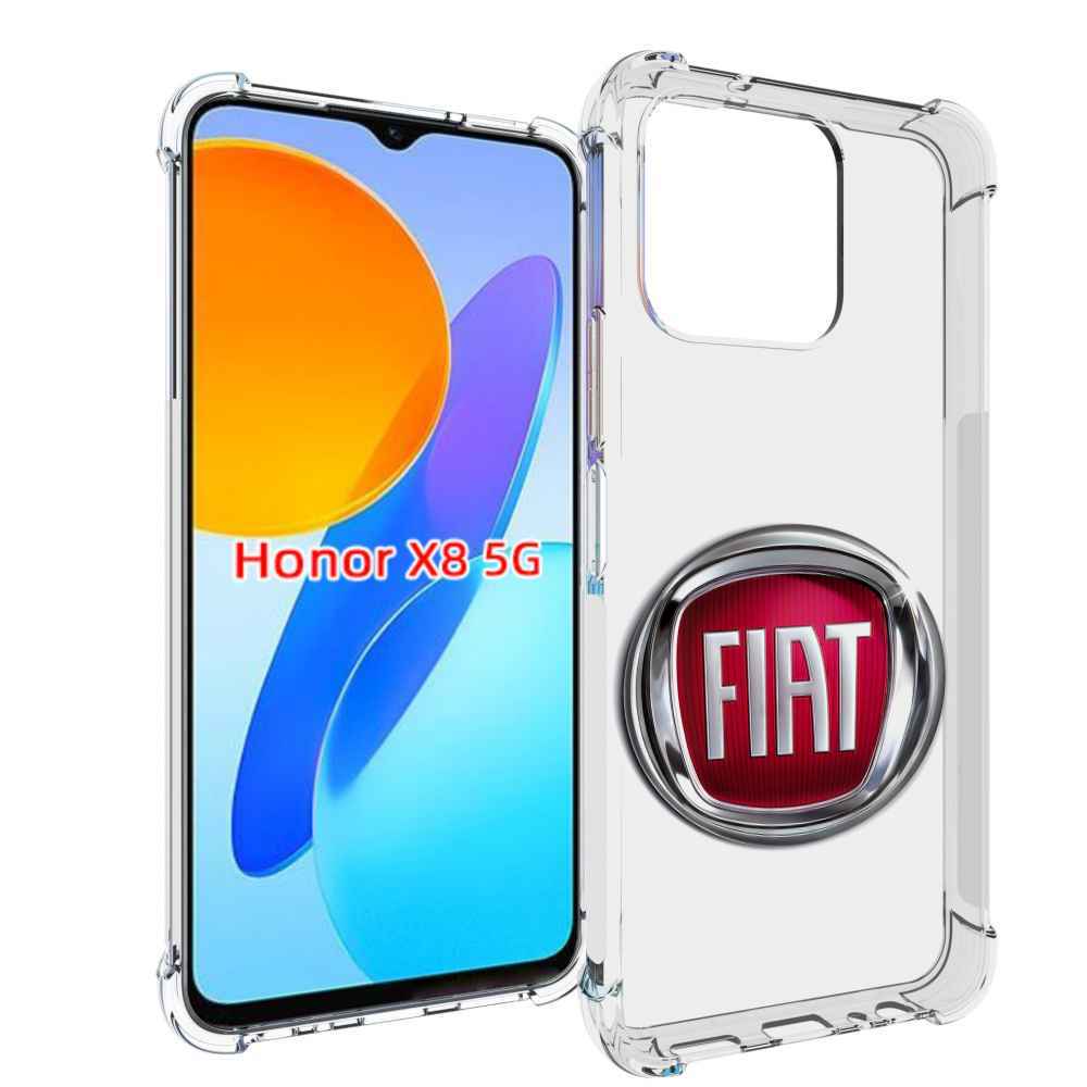 

Чехол MyPads fiat-фиат мужской для Honor X8 5G, Прозрачный, Tocco