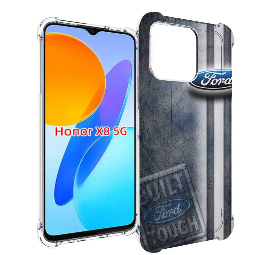

Чехол MyPads ford форд 2 для Honor X8 5G, Прозрачный, Tocco