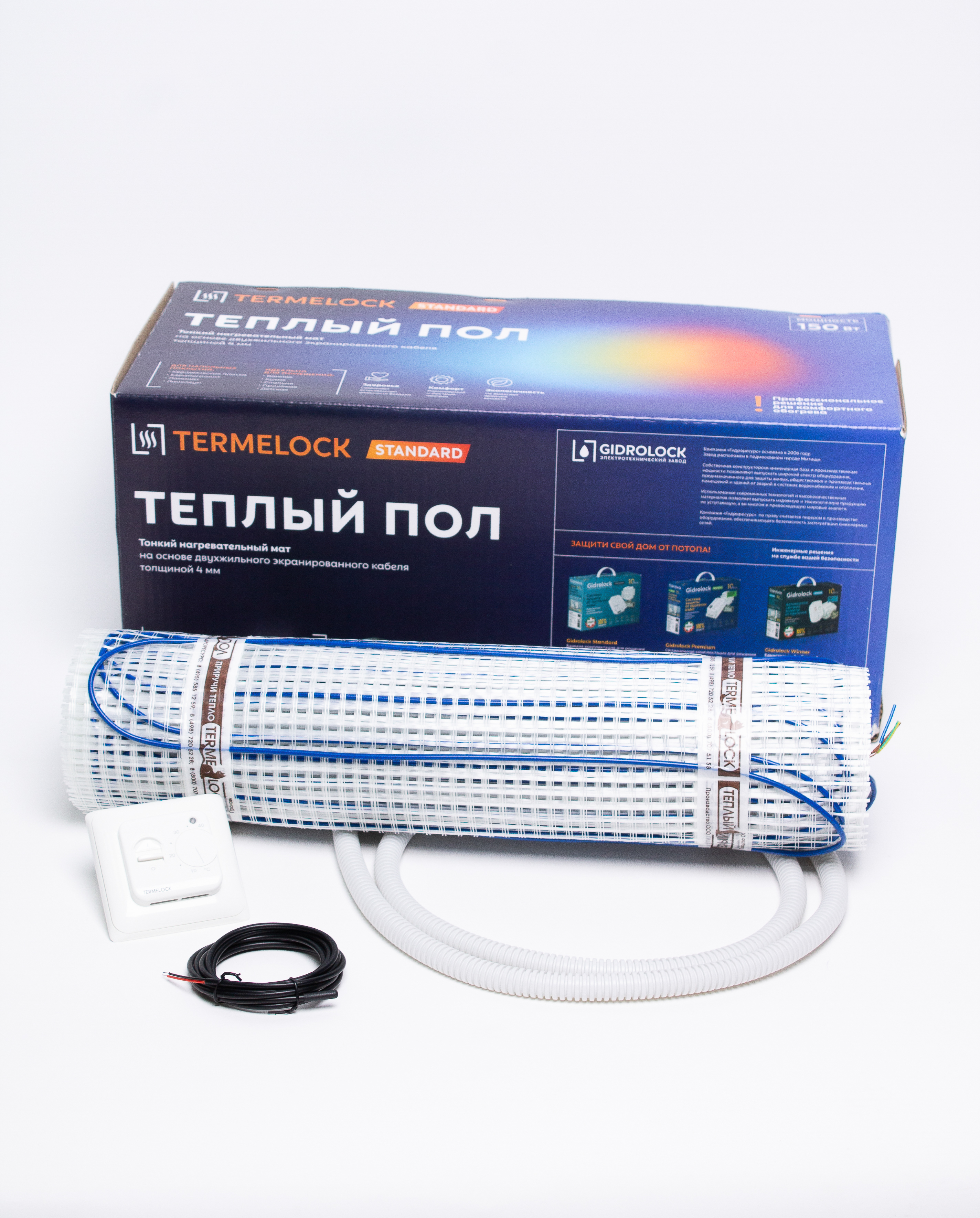 фото Комплект нагревательного мата с механическим терморегулятором termelock tl-900-6,0 м2