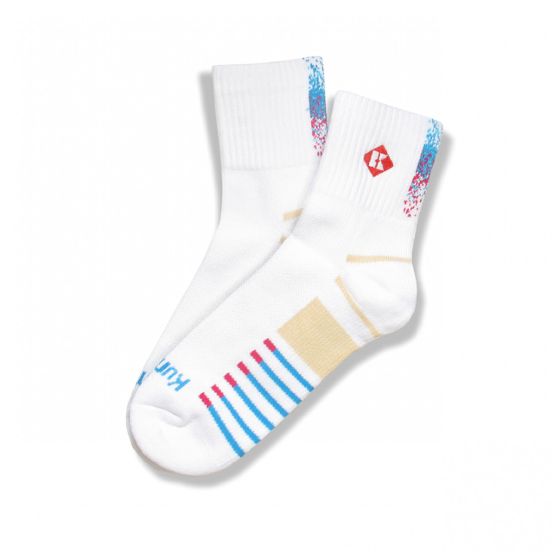 Носки унисекс Kumpoo Socks KSO-01 x1 белые 39-40