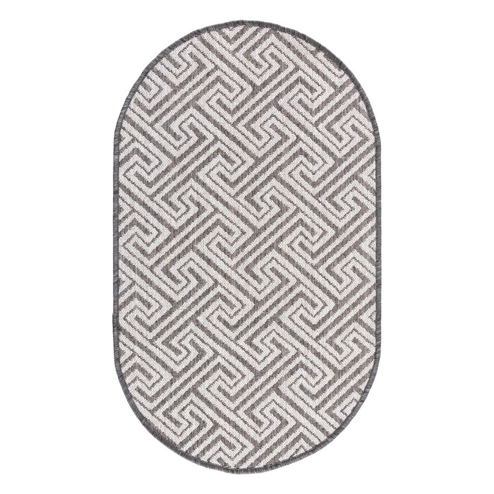 Люберецкие ковры Ковер Эко овальный 60х100 см, джут