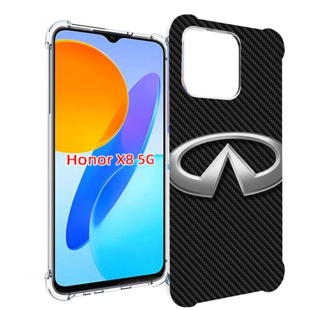 

Чехол MyPads infiniti-инфинити-2 мужской для Honor X8 5G, Прозрачный, Tocco
