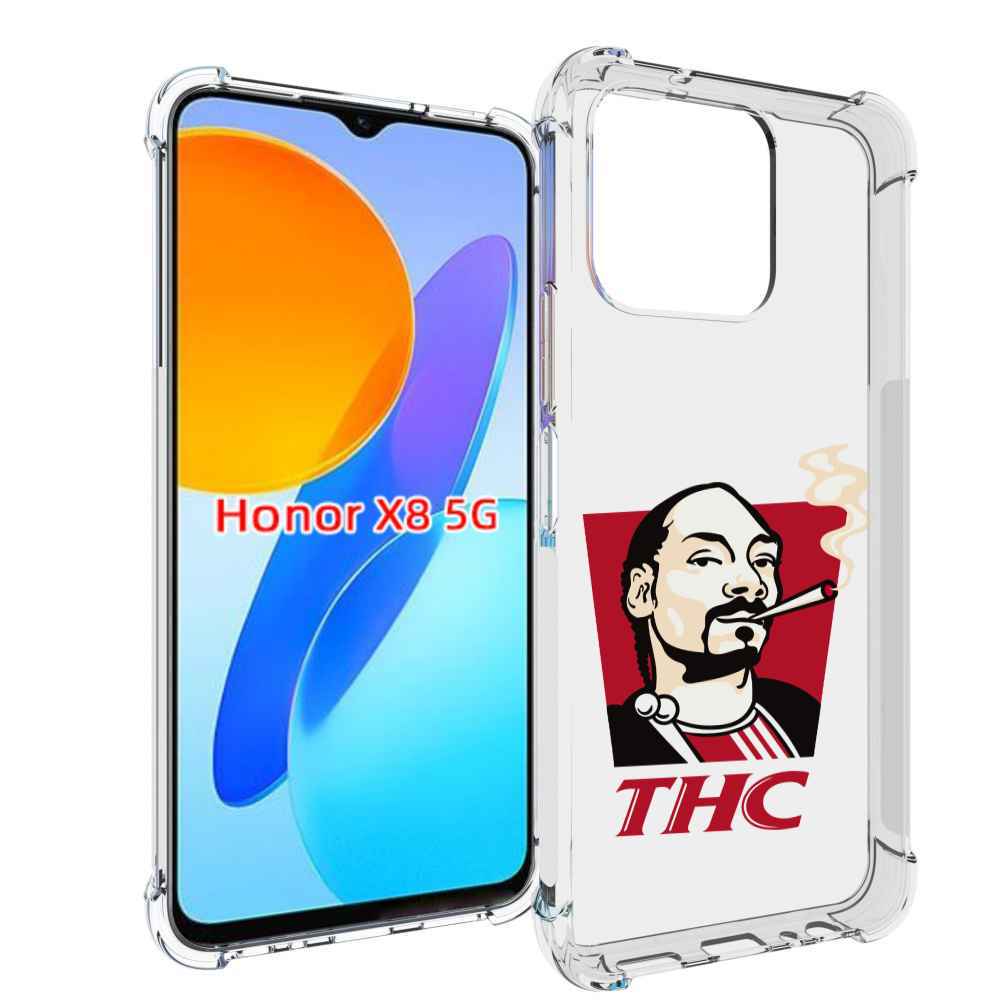 

Чехол MyPads THC для Honor X8 5G, Прозрачный, Tocco