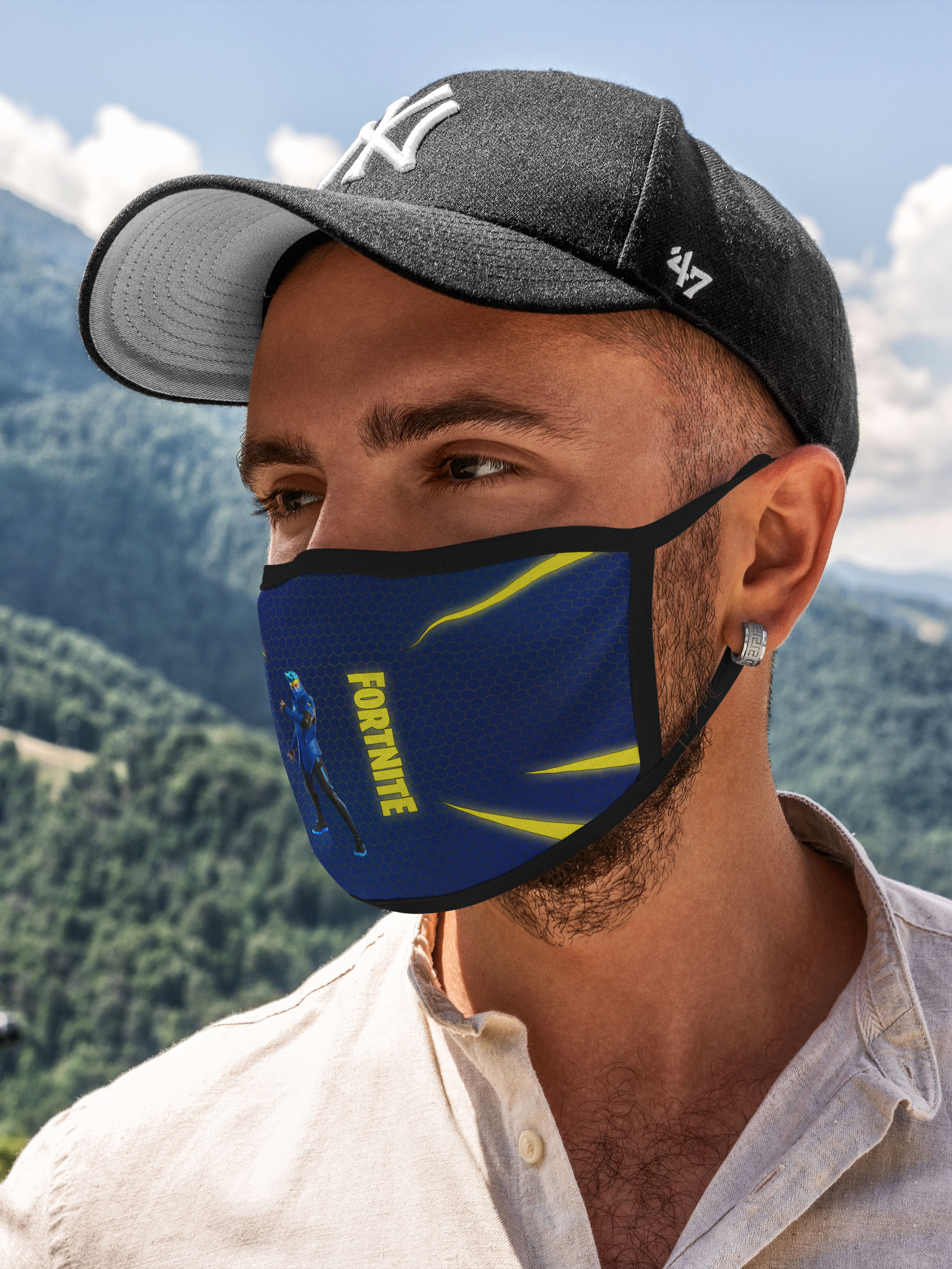 

Многоразовая маска унисекс Burnettie Fortnite Ninja, Разноцветный, Fortnite Ninja