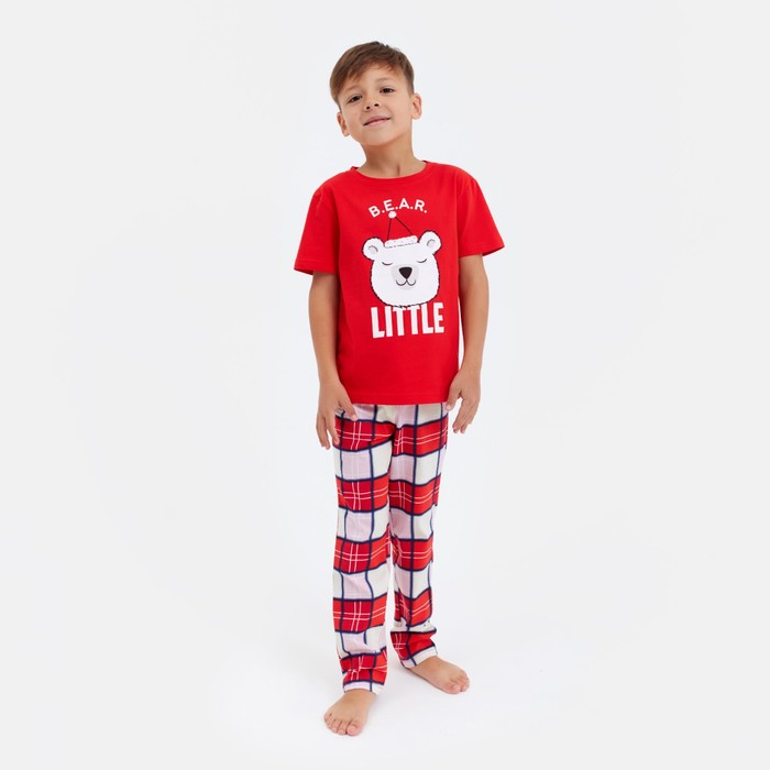

Пижама детская KAFTAN Bear р.32 (110-116), Красный, Bear