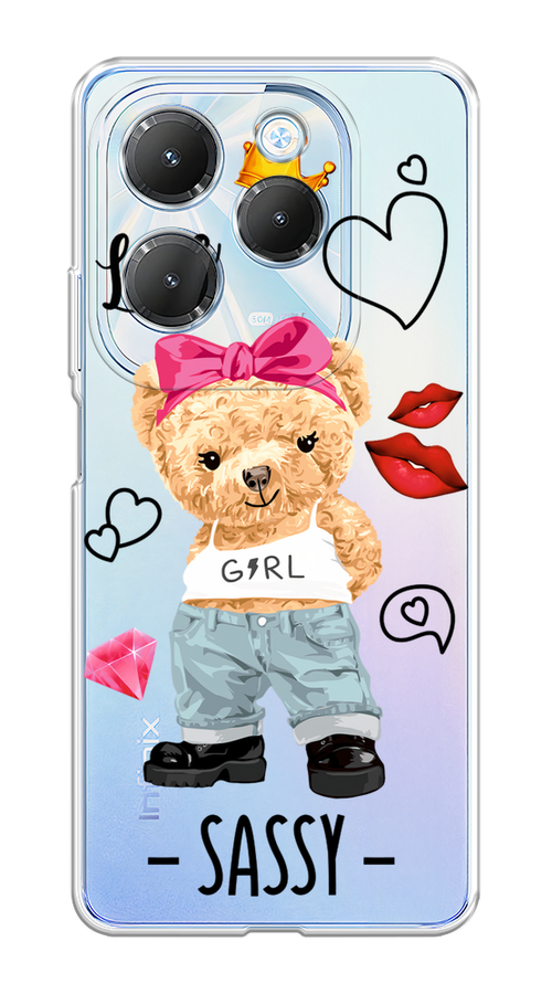 

Чехол на Infinix Hot 40 Pro "Sugar Mommy", Голубой;белый;розовый, 3105350-1