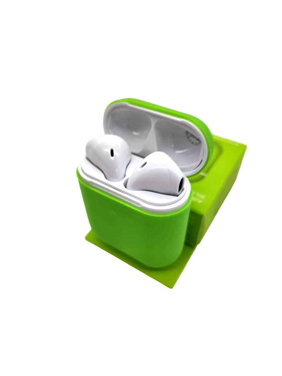 Чехол для наушников AirPods2, силиконовый зеленый