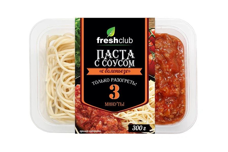 

Паста Freshclub с соусом Болоньезе 300 г