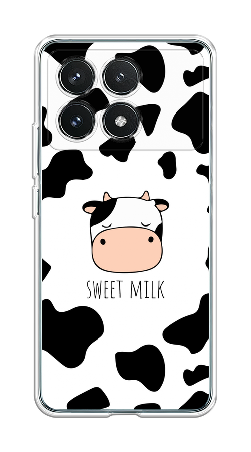 

Чехол на Xiaomi Redmi K70 Pro 5G "Sweet milk", Розовый;белый;черный, 320750-1
