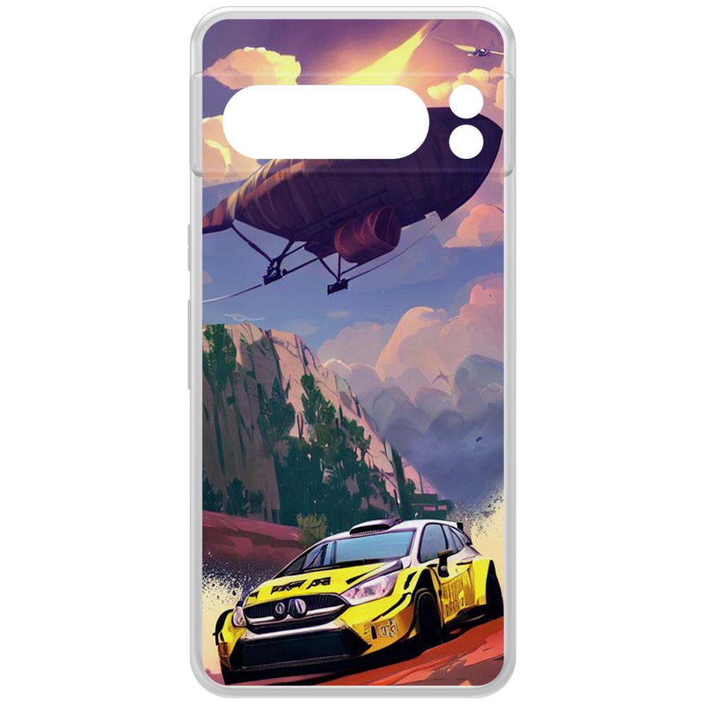 

Чехол-накладка Krutoff Clear Case Гонка для GOOGLE Pixel 8 Pro, Прозрачный