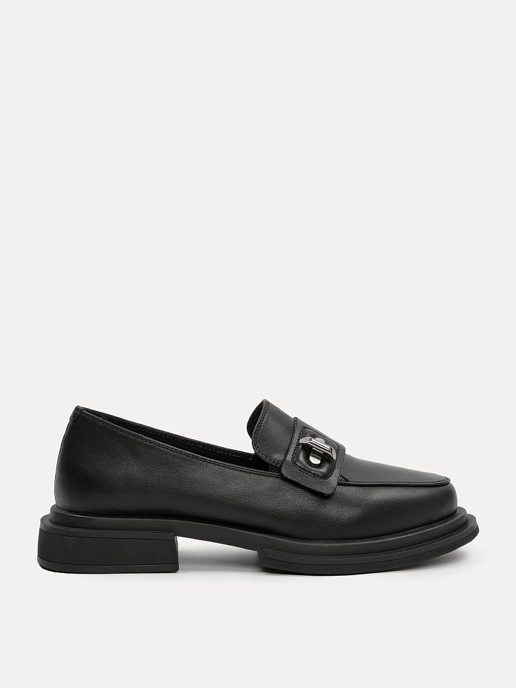 

Лоферы женские Versiya shop A227-L254 черные 41 RU, Черный, A227-L254