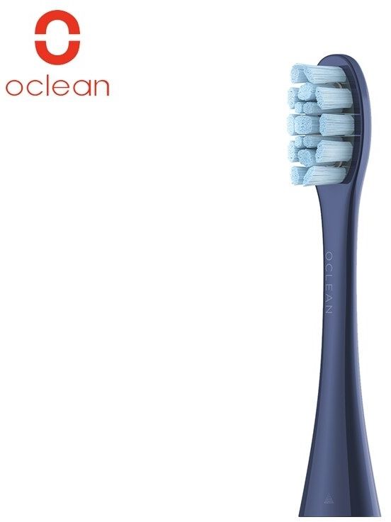 фото Насадки для электрической зубной щетки xiaomi oclean f1/z1/x pro/air2/one blue euroclean