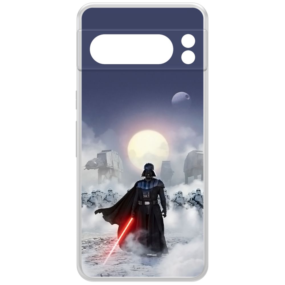 

Чехол-накладка Krutoff Clear Case Звездные Войны. Дарт Вейдер для GOOGLE Pixel 8 Pro, Прозрачный