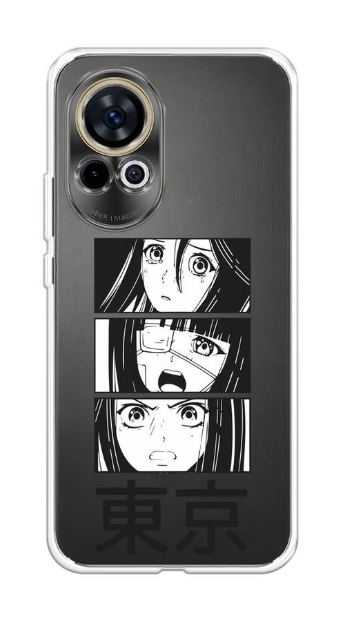 

Чехол на Huawei Nova 12 "Tokyo girls", Белый;черный;прозрачный, 6123050-1