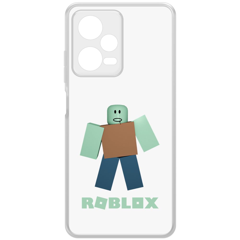 

Чехол-накладка Krutoff Clear Case Roblox-Зомби для Xiaomi Redmi Note 12 Pro 5G, Прозрачный