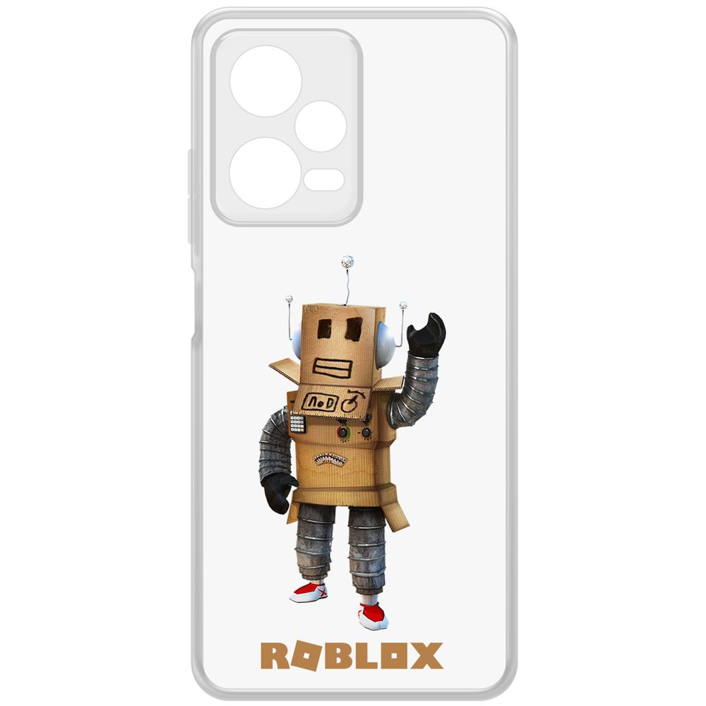 

Чехол-накладка Krutoff Clear Case Roblox-Мистер Робот для Xiaomi Redmi Note 12 Pro 5G, Прозрачный