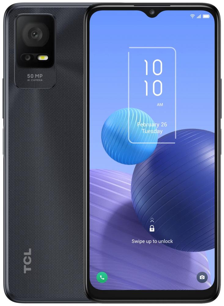 

Смартфон TCL 408 4/128Gb Gravity Gray, 408