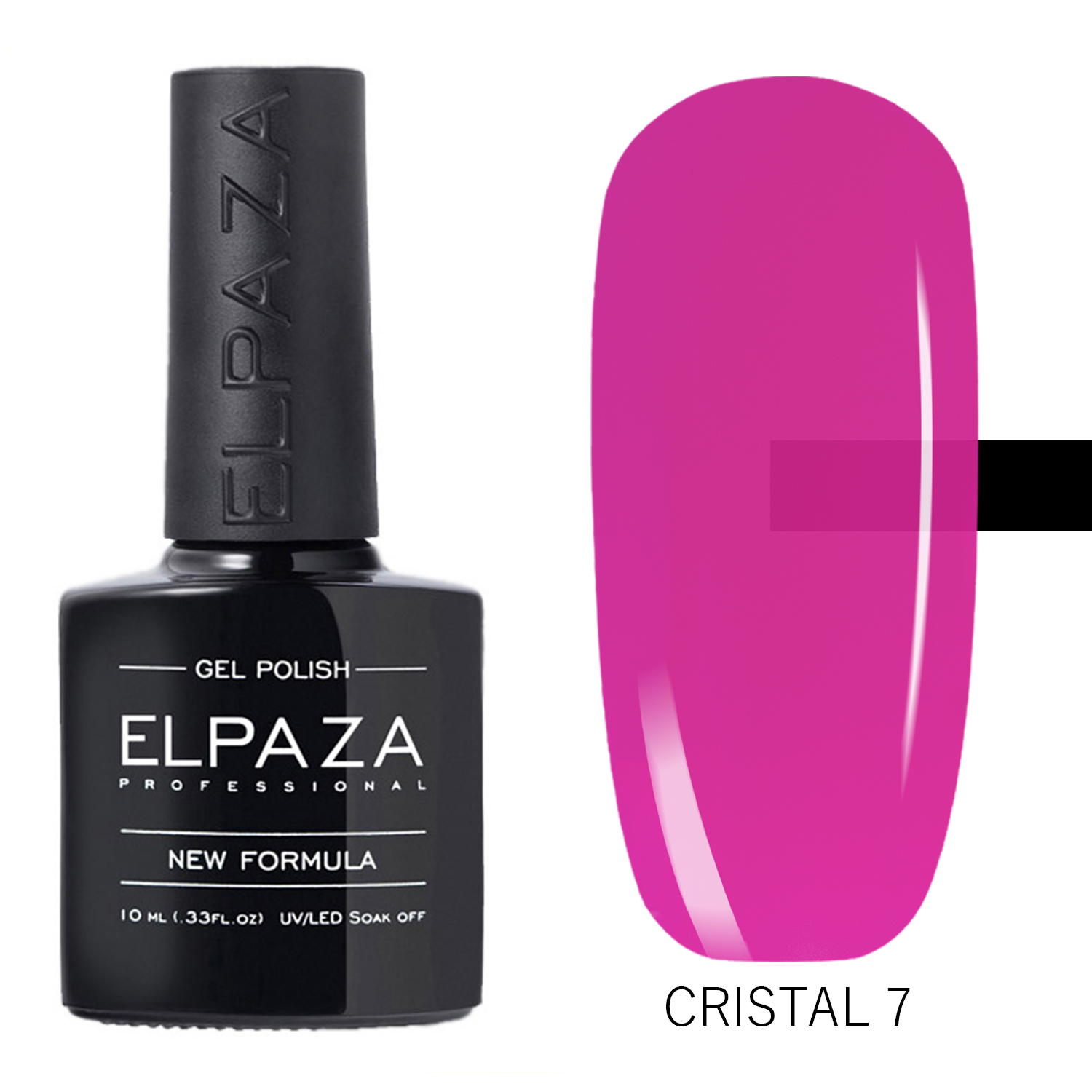

Гель-лак витражный Elpaza Crystal 07 10 мл, Розовый