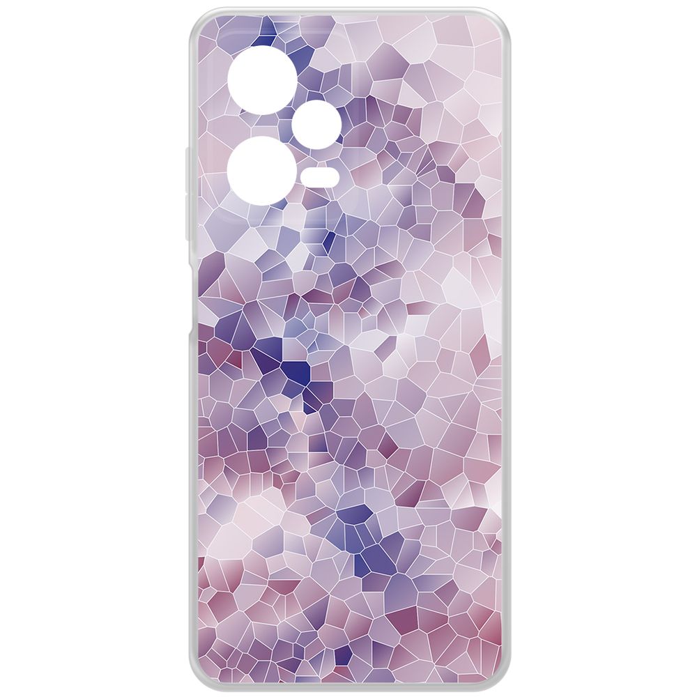 

Чехол-накладка Krutoff Clear Case Витраж 2 для Xiaomi Redmi Note 12 Pro 5G, Прозрачный