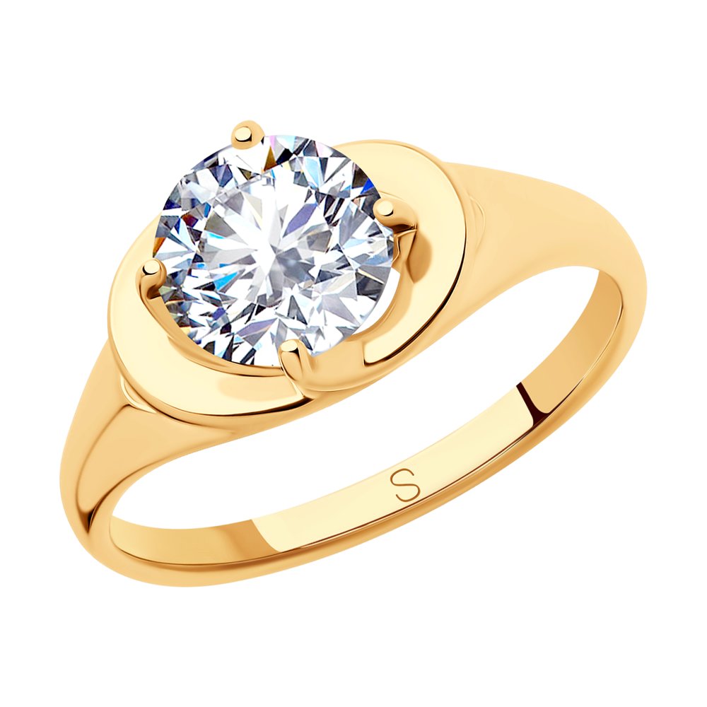

Кольцо из серебра р.  SOKOLOV 93010794, фианит, 93010794