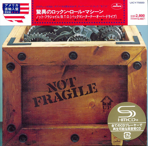 

Bachman-Turner Overdrive: Not Fragile (1 CD)