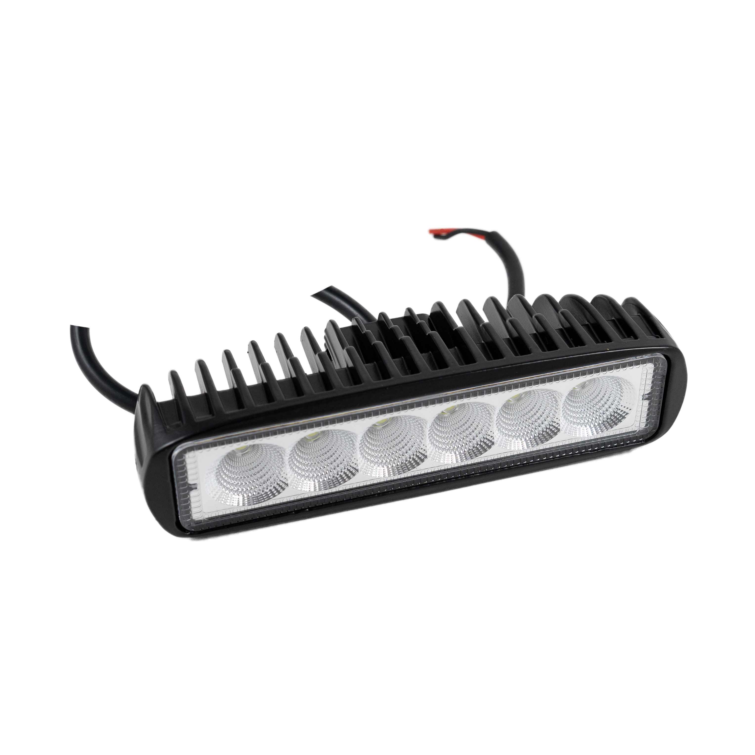 Фара светодиодная (прямоугольная) 18W 158х50х43,5 свет 90 6LED 9 32V ближний (ВЫМПЕЛ)