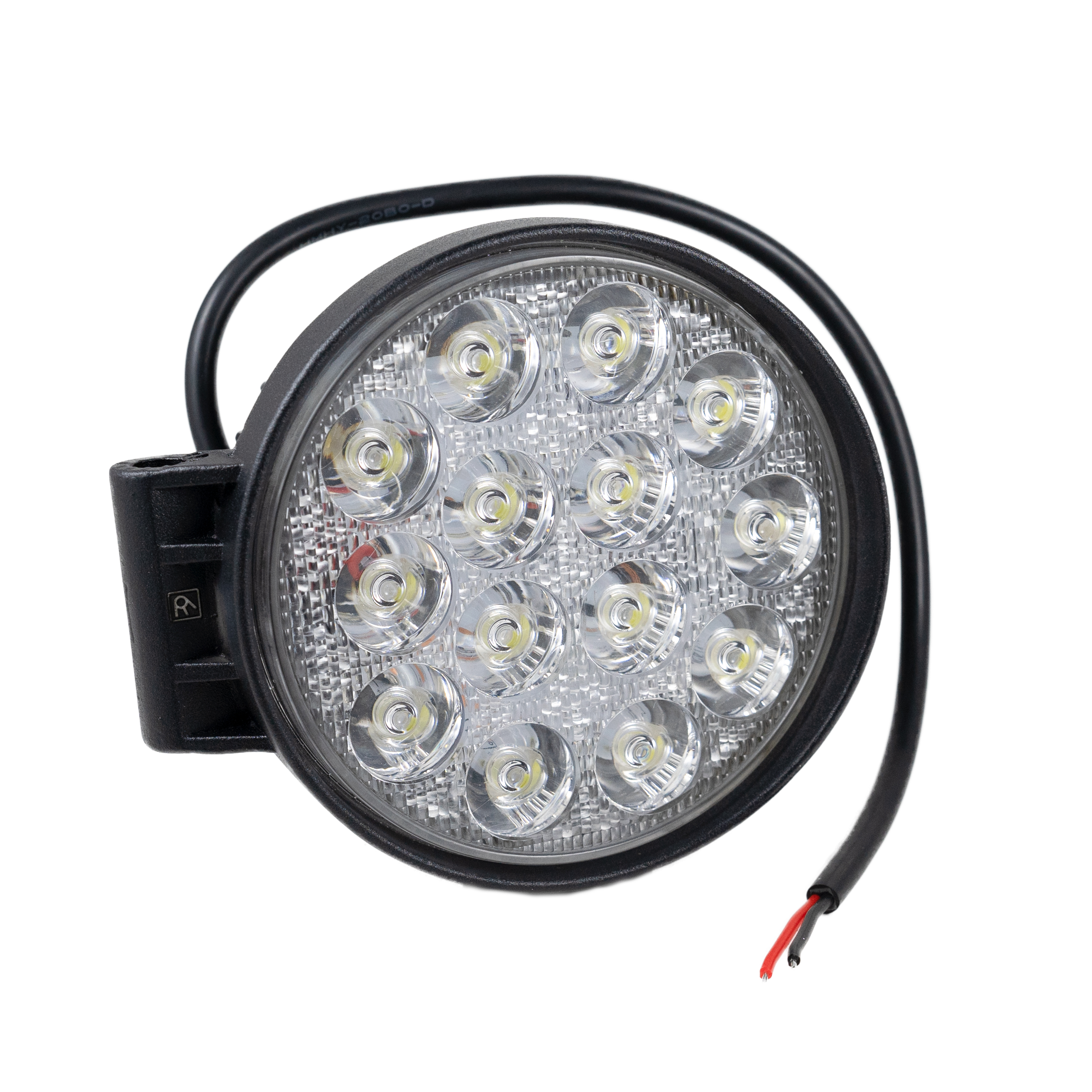 Фара светодиодная (круглая) 42W 135х120х78 дальний 14LED 9 32V (ВЫМПЕЛ)