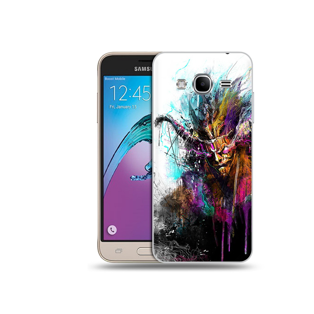 

Чехол MyPads Tocco для Samsung Galaxy J3 (2016) яркий дьявол (PT29089.580.709), Прозрачный, Tocco