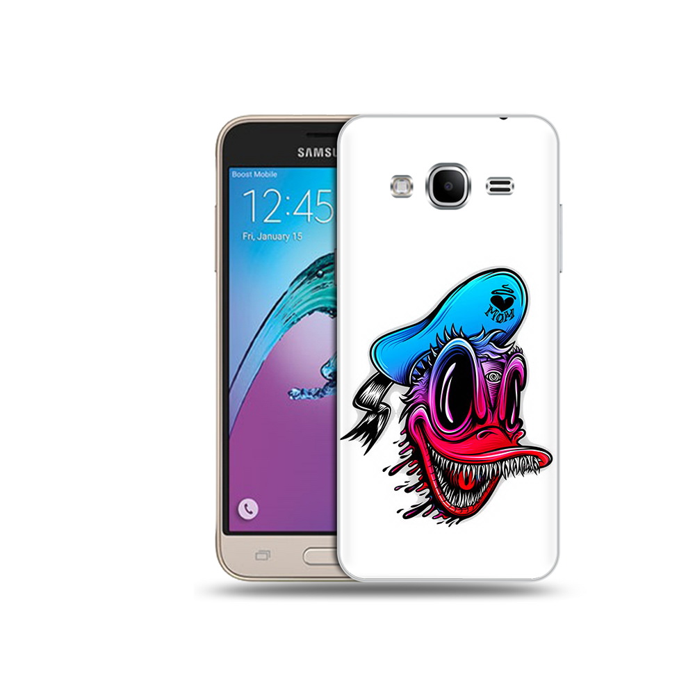 

Чехол MyPads Tocco для Samsung Galaxy J3 (2016) Дональд (PT29089.580.71), Прозрачный, Tocco