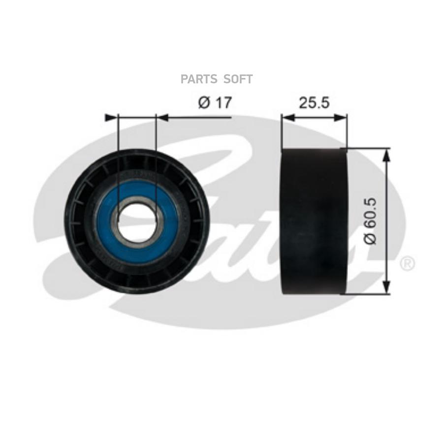 

(7803-21754) Ролик приводного ремня